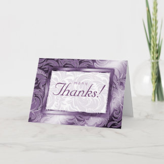Elegante Hochzeit Dankeschön Cards Leaf Floral Lil Dankeskarte