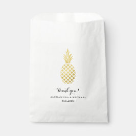 Elegante Hochzeit der Ananas Geschenktütchen