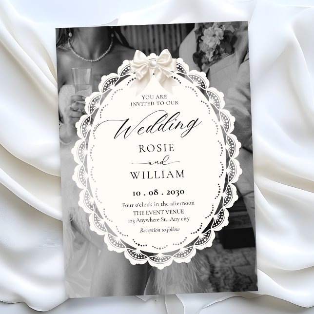 Elegante Hochzeit  Einladung (Von Creator hochgeladen)