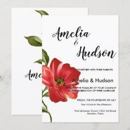 Elegante Hochzeit Einladung