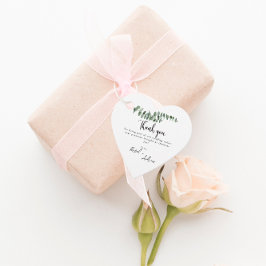 Elegante Hochzeit Geschenkanhänger
