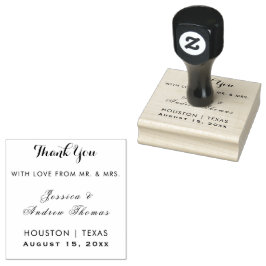 Elegante Hochzeit Gummistempel