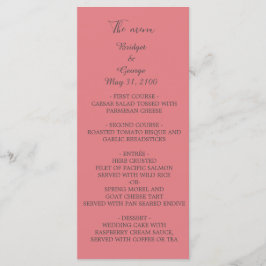 elegante Hochzeit im Aprikosenstil Programm