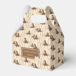 Elegante Hochzeit im Herbst Creamy Pumpkins Gefäll Geschenkschachtel