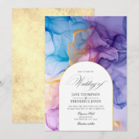 Elegante Hochzeit in Rosa, Blau und Gold