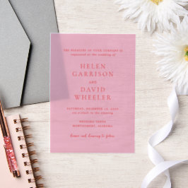 Elegante Hochzeit in Rosa und Rot