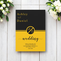 Elegante Hochzeit in Schwarz und Gold