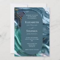 Elegante Hochzeit mit Aquamarin & Gold