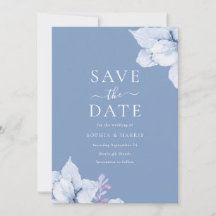 Elegante Hochzeit mit Blumen Save The Date