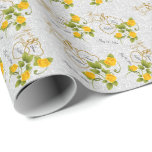 Elegante Hochzeit mit Gelben Rosen & Gold Geschenkpapier<br><div class="desc">Elegante schöne Tiny Yellow Rose Hochzeit und Gold. (Hinweis: Kein echter Glitzer) ✔ Hinweis: Nicht alle Vorlagenbereiche müssen geändert werden. 📌 Wenn Sie weitere Anpassungen benötigen, klicken Sie bitte auf den Button "Weitere Anpassungen vornehmen" oder "Design anpassen oder bearbeiten" und verwenden Sie unser Designwerkzeug, um die Größe, den Rotation, die...</div>