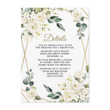 Elegante Hochzeit mit goldenem geometrischem Blume