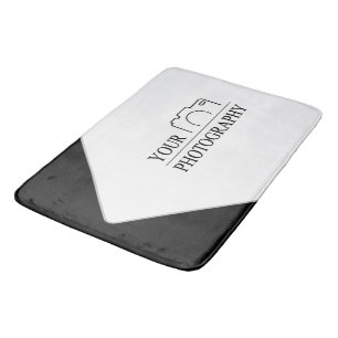 Elegante Hochzeit mit Personalisierter Fotografie Badematte