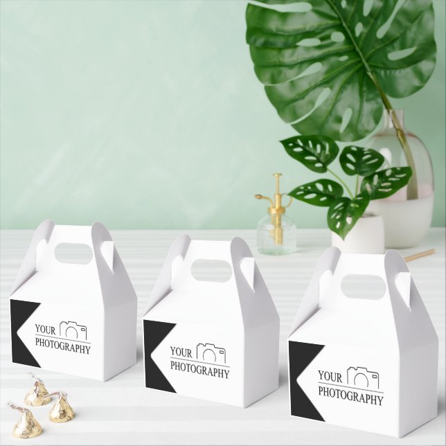 Elegante Hochzeit mit Personalisierter Fotografie Geschenkschachtel (Zahlreiche)