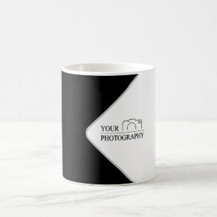 Elegante Hochzeit mit Personalisierter Fotografie Kaffeetasse