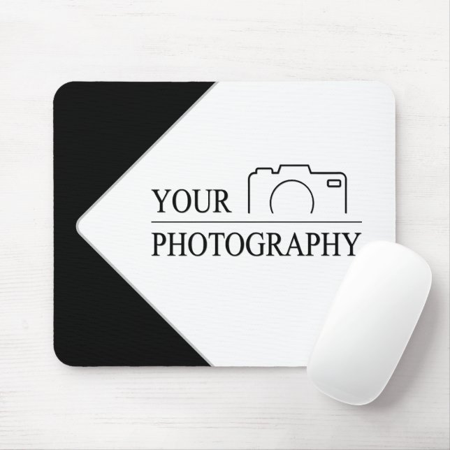 Elegante Hochzeit mit Personalisierter Fotografie Mousepad (Mit Mouse)