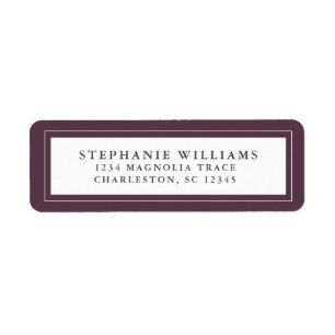 Elegante Hochzeit RSVP Moderne dramatische Luxus-L