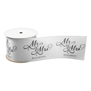 Elegante Hochzeit Satinband