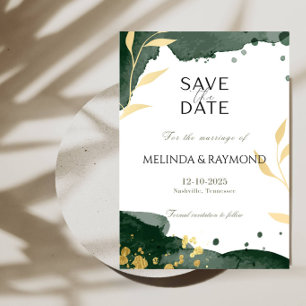 Elegante Hochzeit - Save-the-Date-Ankündigung Einladung