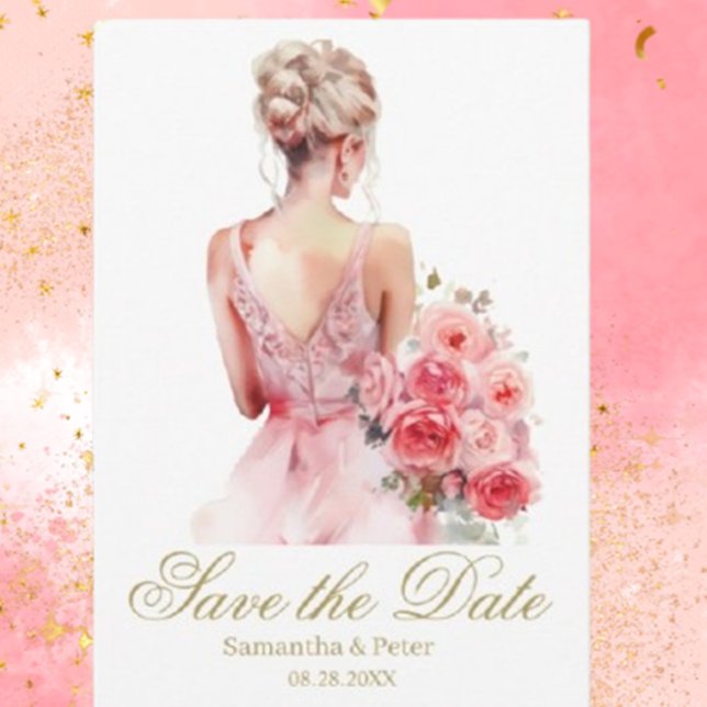Elegante Hochzeit - Termin vormerken Save The Date (Set the tone for your celebration and invite loved ones to join you. )