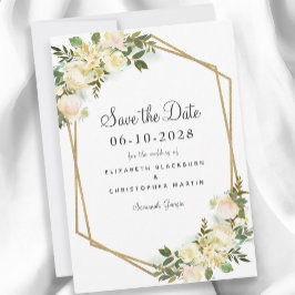 Elegante Hochzeit Verlobung Wasserfarben Save The Date