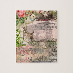 Elegante Hochzeit Vintage-Hochzeit Antik Vintage Puzzle