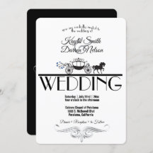 Elegante Hochzeit von Pferden und Buggyen