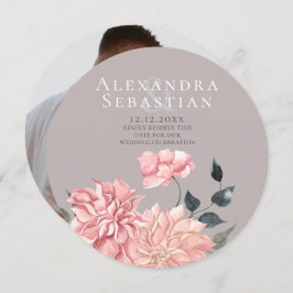 Elegante Hochzeit von Wasserfarben: Das Datum spei Save The Date