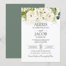 Elegante Hochzeit von White Rose & Gold