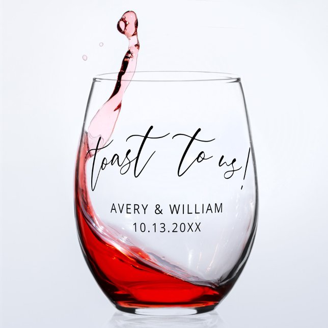 Elegante Hochzeit Weinglas Ohne Stiel (Von Creator hochgeladen)