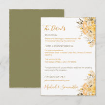 Elegante Hochzeiten in Gelb und Elfenbeinküste