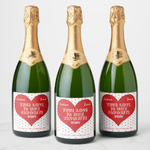 Elegante Hochzeiten zum Valentinstag moderne Typog