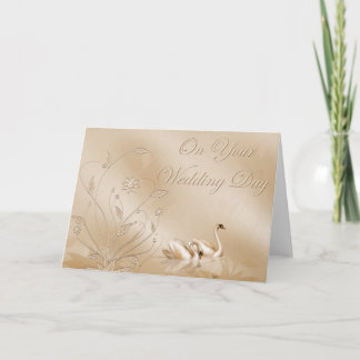 Elegante Hochzeitkarte Karte