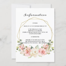 Elegante Hochzeitsausweis.