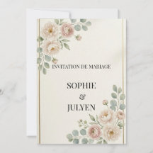 Elegante Hochzeitseinladung
