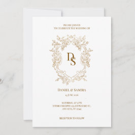 Elegante Hochzeitseinladung Einladung