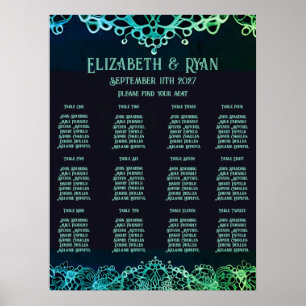 Elegante Hochzeitseinladung Poster