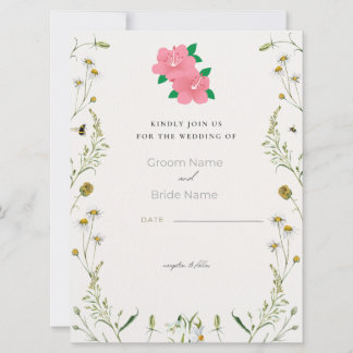 Elegante Hochzeitseinladungskarte Ankündigung