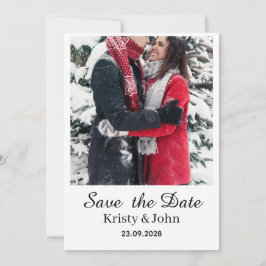 Elegante Hochzeitseinladungskarte zur Vorankündigu Save The Date