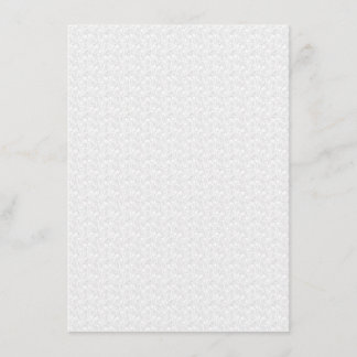 Elegante Hochzeitseinlagekarte mit Spitzenmuster Begleitkarte