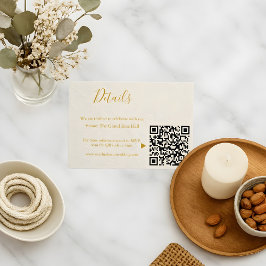 Elegante Hochzeitskarte Begleitkarte