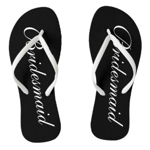 Elegante Hochzeitskippen für Brautmädchen Flip Flops