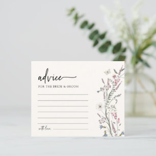 Elegante Hochzeitsratkarte