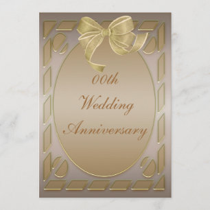 Elegante Hochzeitstagsparty-Einladung Einladung
