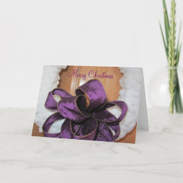 Elegante Holiday Wreath Feiertagskarte