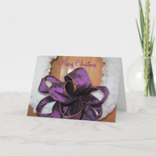 Elegante Holiday Wreath Feiertagskarte