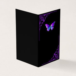 Elegante holografische geklappte Grußkarte - Schwa