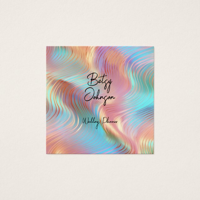 Elegante Holographic Business Card (Vorderseite)