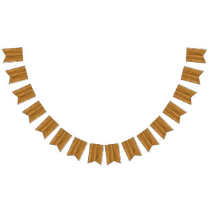 Elegante hölzerne Kornart Wimpelkette