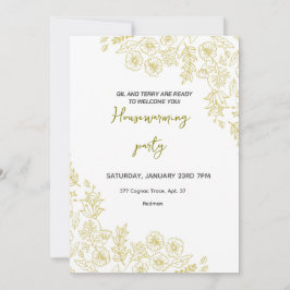 Elegante Housewarming-Party Einladung