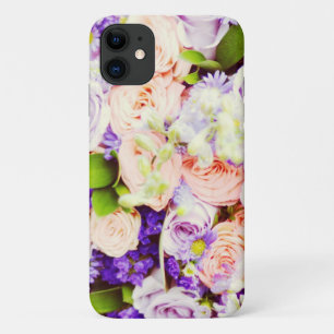 Elegante Hülle mit Blumenmotiv für das Telefon